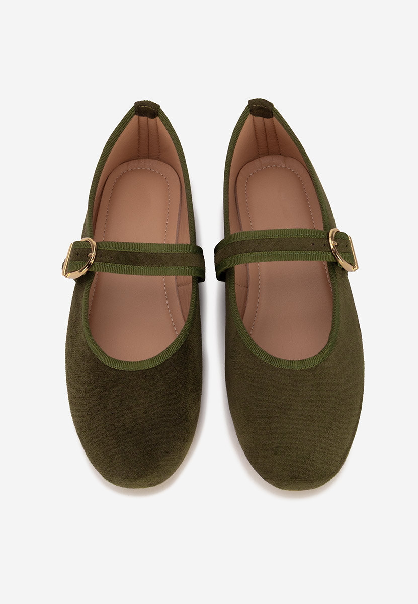 Балерини Alecsona зелен