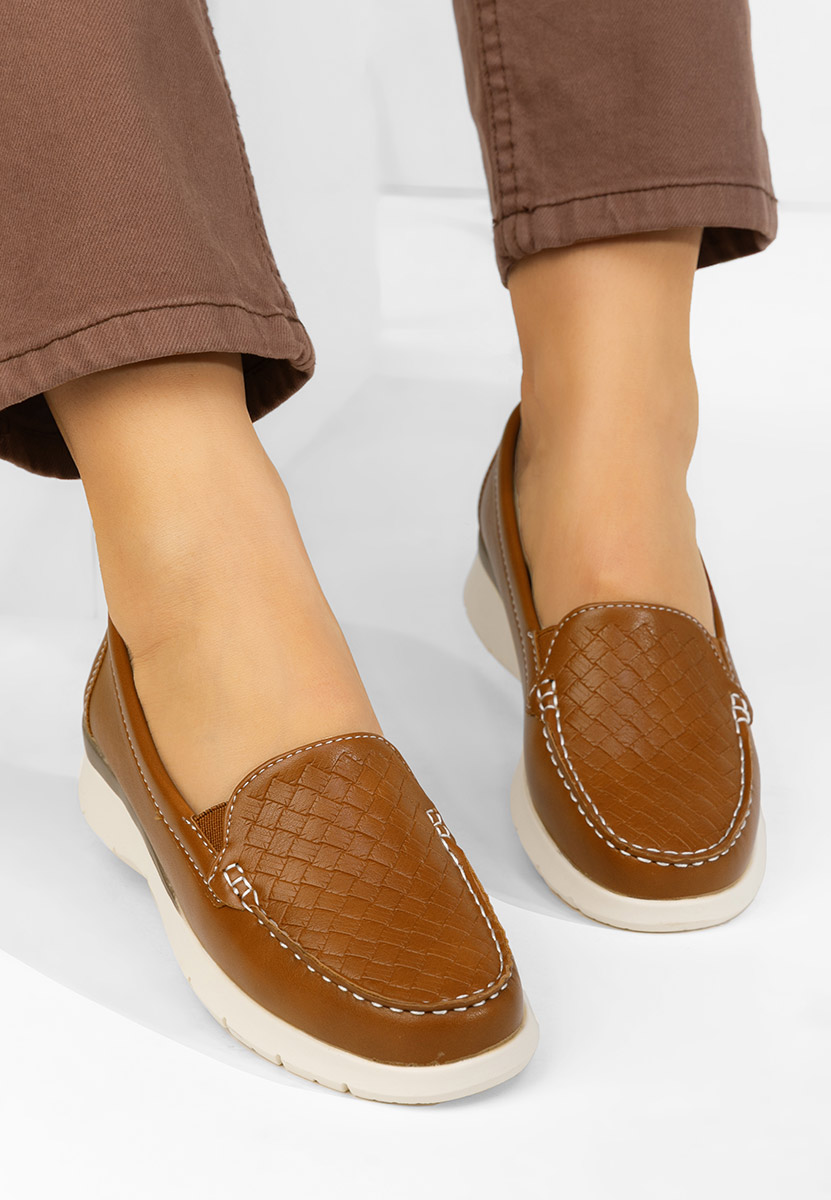 Дамски мокасини Seona камел