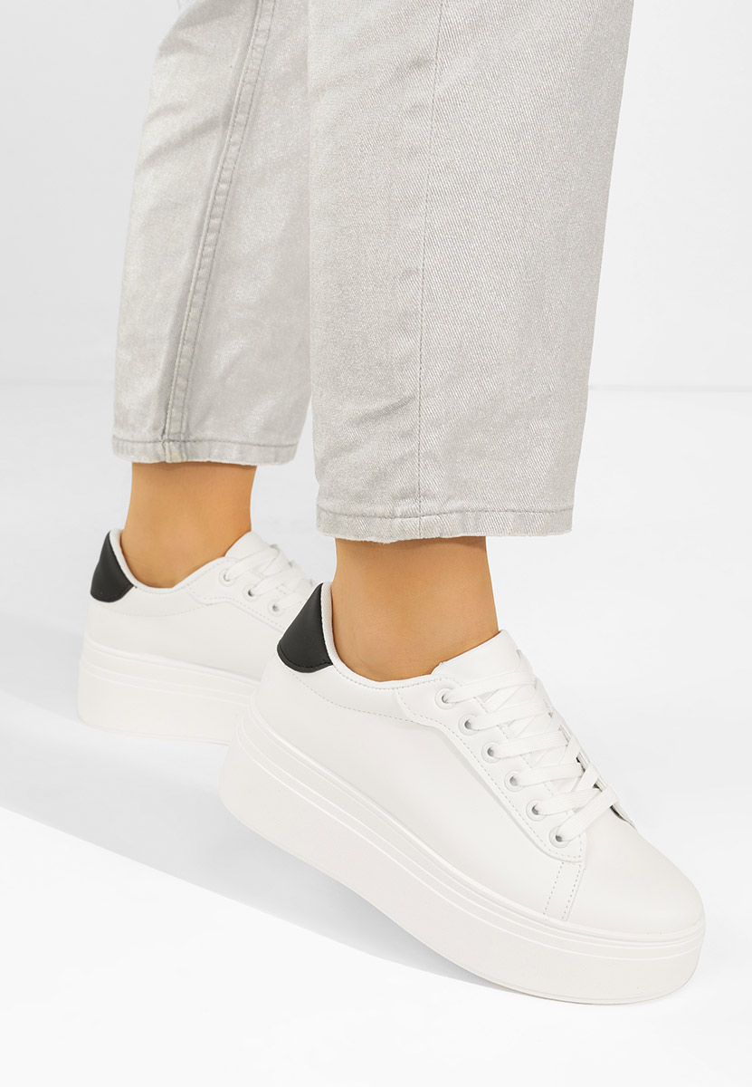Cникърси на платформа Albea V2 бели