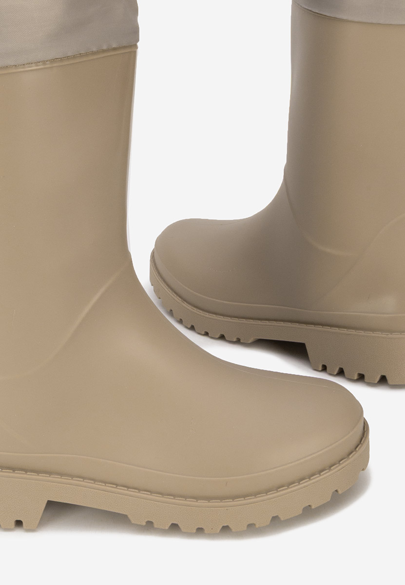 Гумени ботуши Zunaira бежов