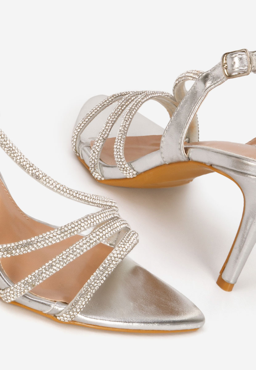 Елегантни сандали Sorinia сив