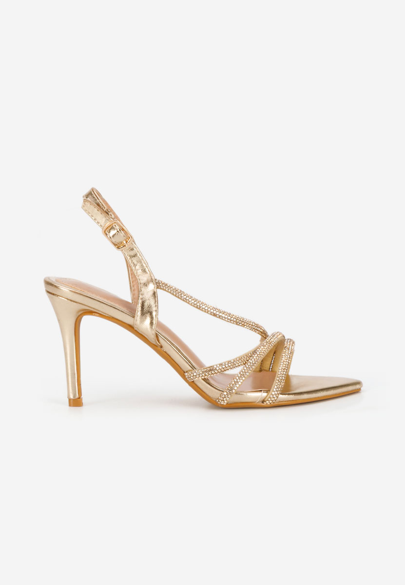 Елегантни сандали Sorinia златен