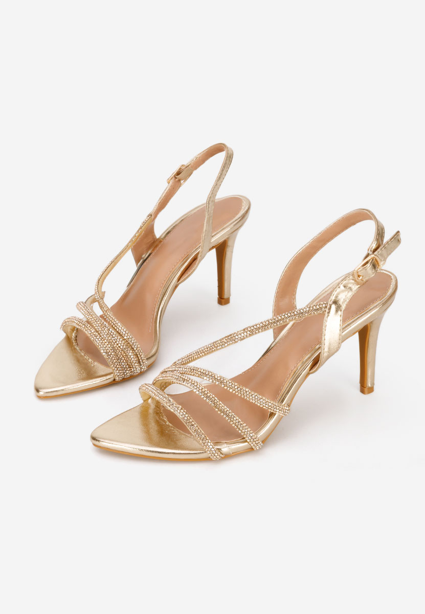 Елегантни сандали Sorinia златен