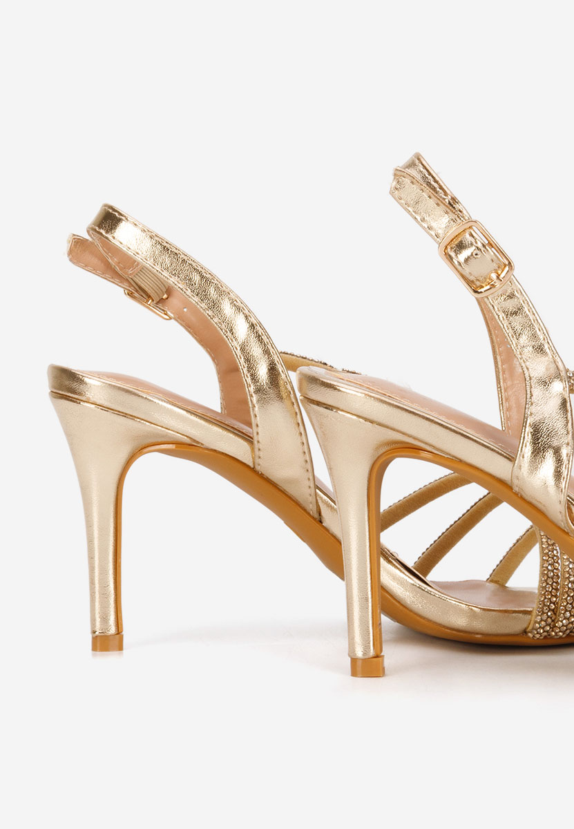 Елегантни сандали Sorinia златен
