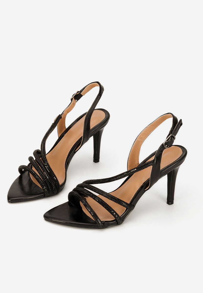 Елегантни сандали Sorinia черен