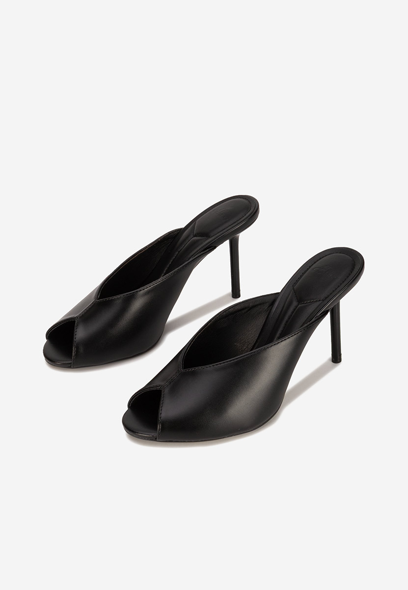 Чехли на ток Sidina черни