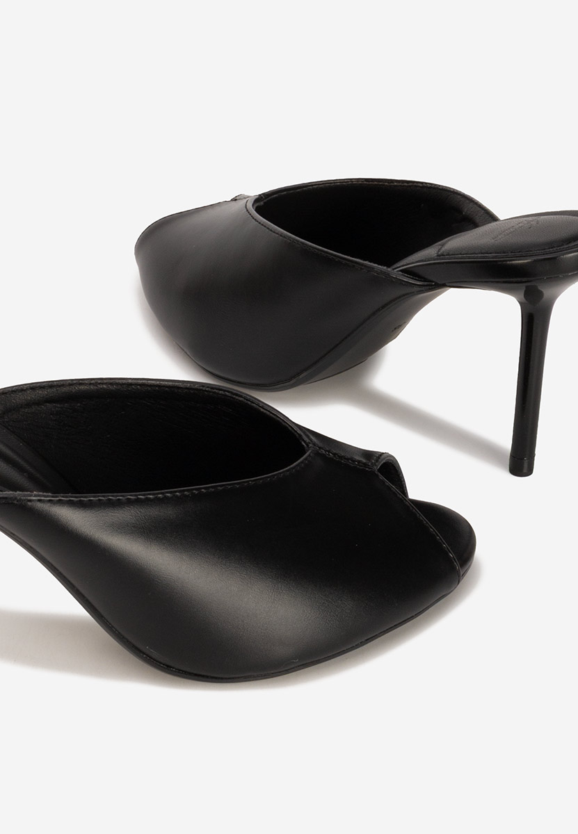 Чехли на ток Sidina черни