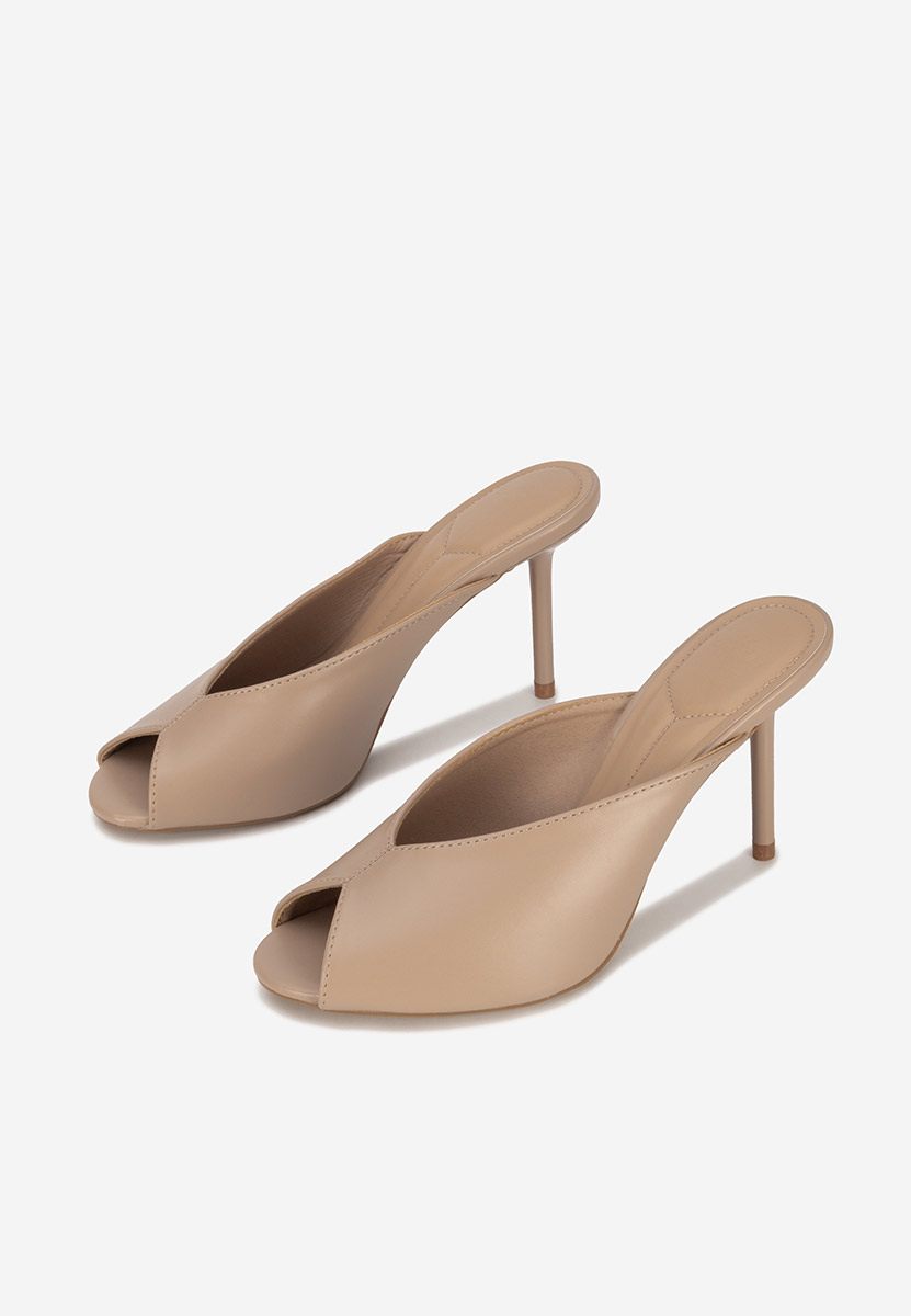 Чехли на ток Sidina каки