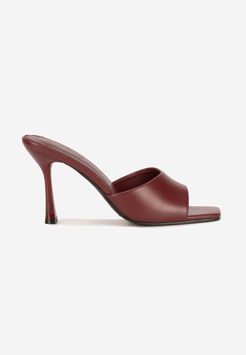 Чехли на ток Eliseia V2 Винено червено