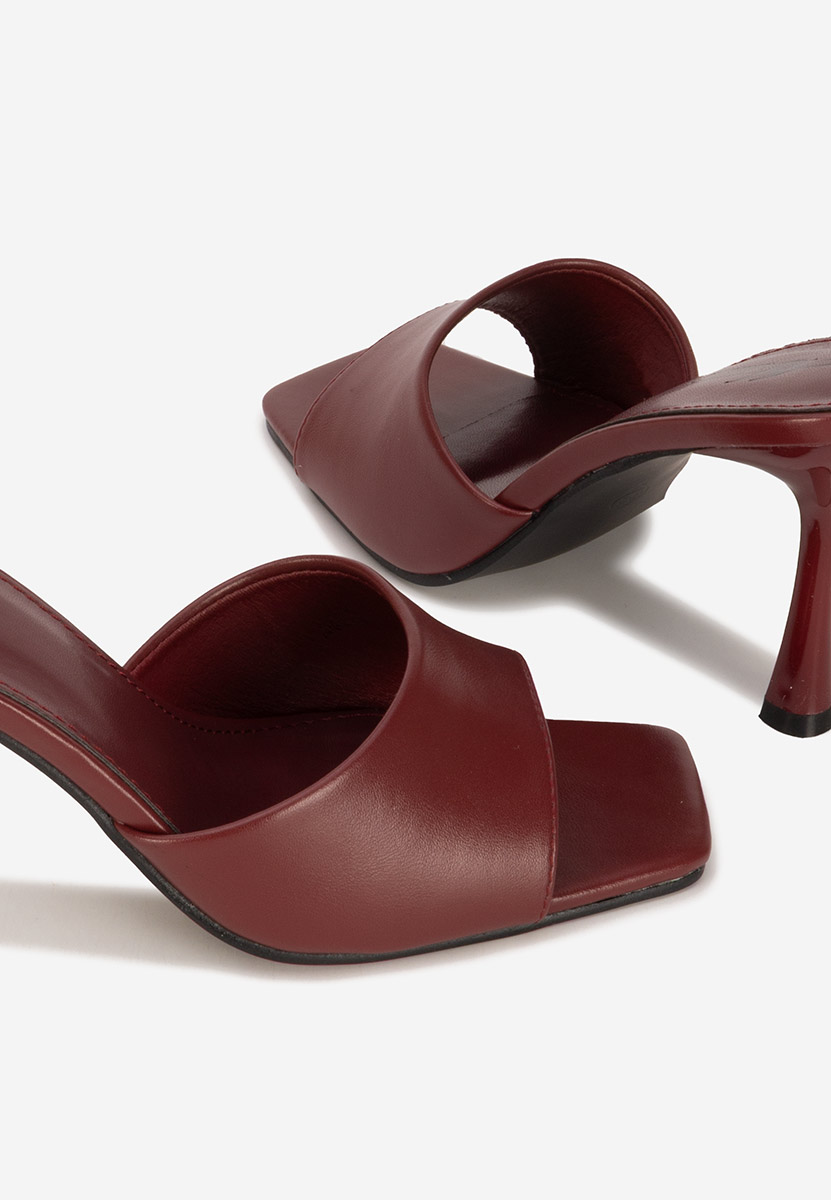 Чехли на ток Eliseia V2 Винено червено