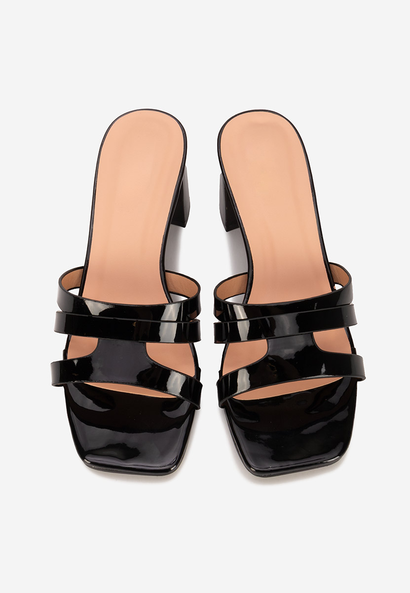 Чехли на ток Genoveva черни