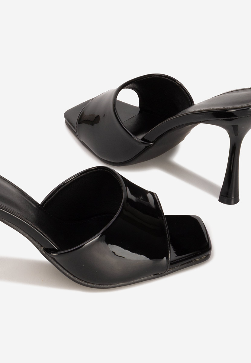 Чехли на ток Eliseia черни