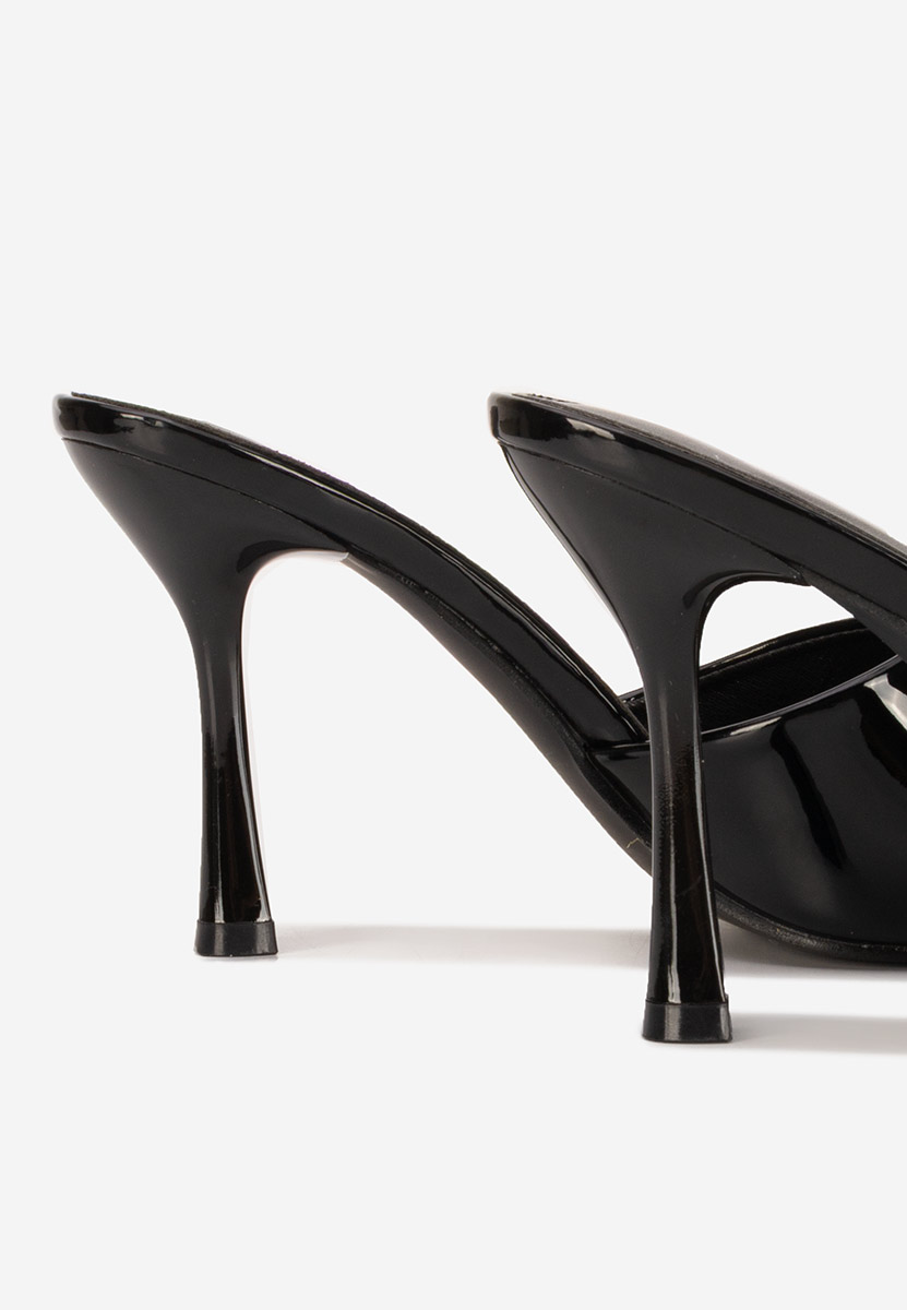 Чехли на ток Eliseia черни