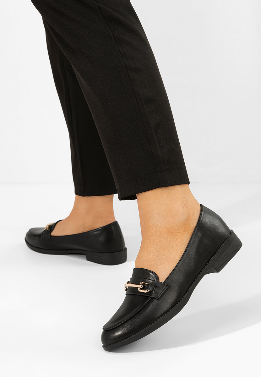 Дамски мокасини Xeniania черни