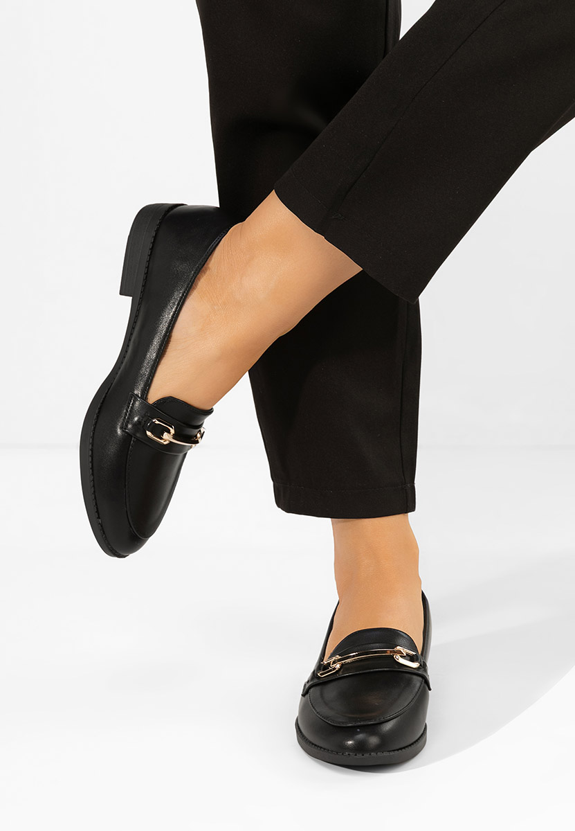 Дамски мокасини Xeniania черни