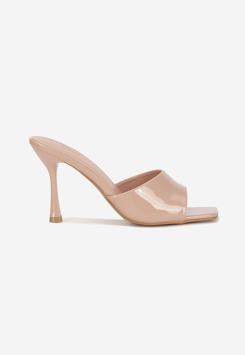 Чехли на ток Eliseia бежов