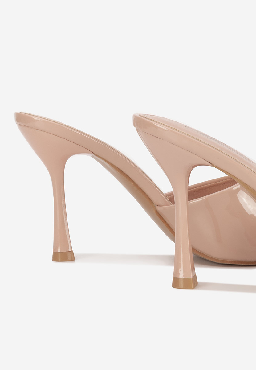 Чехли на ток Eliseia бежов