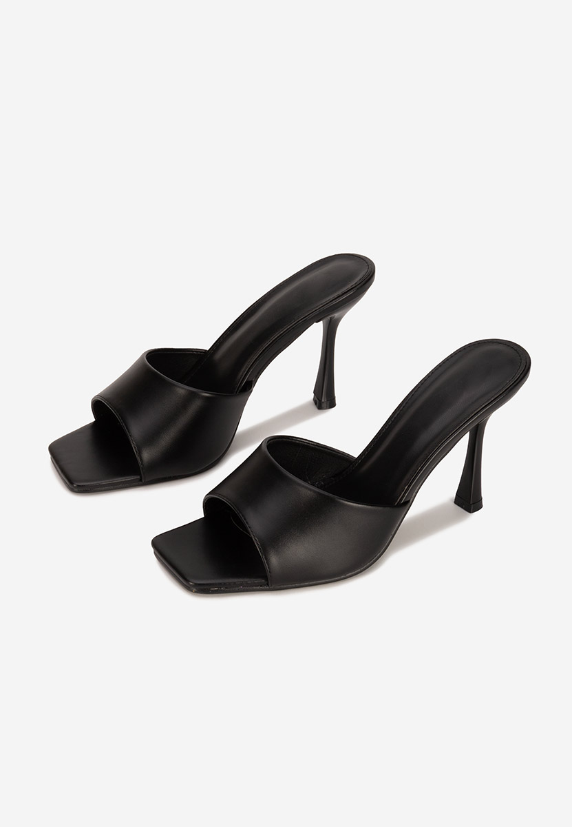 Чехли на ток Eliseia V2 черни