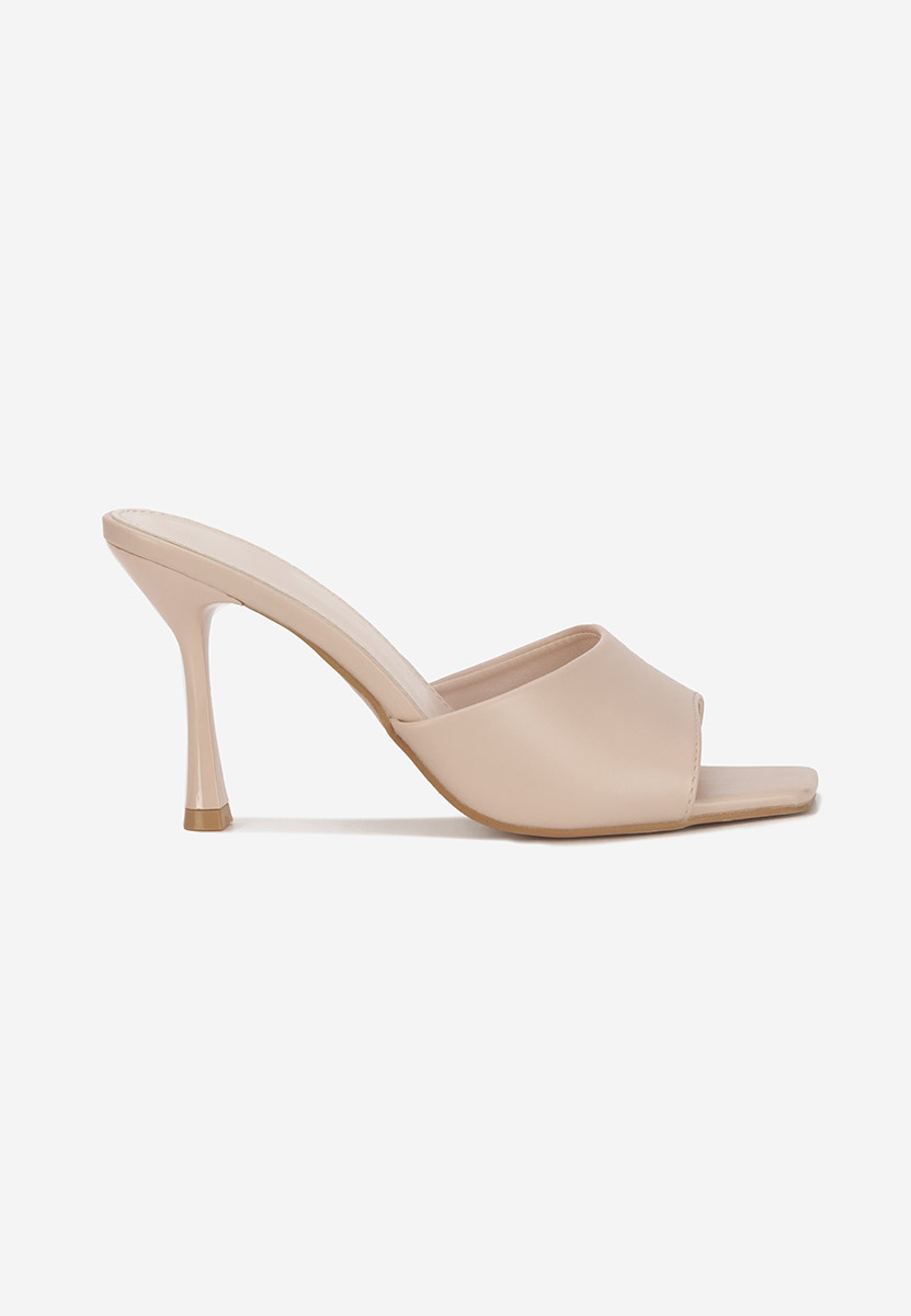 Чехли на ток Eliseia V2 бежов