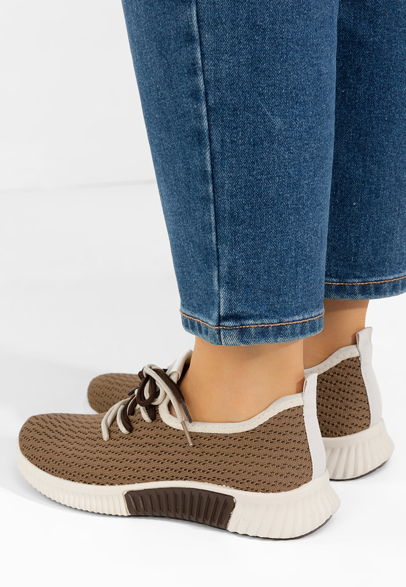 Дамски сникърси Seronia V2 кафяв