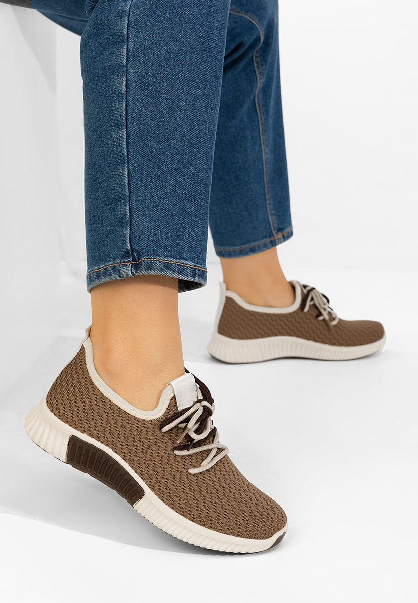 Дамски сникърси Seronia V2 кафяв