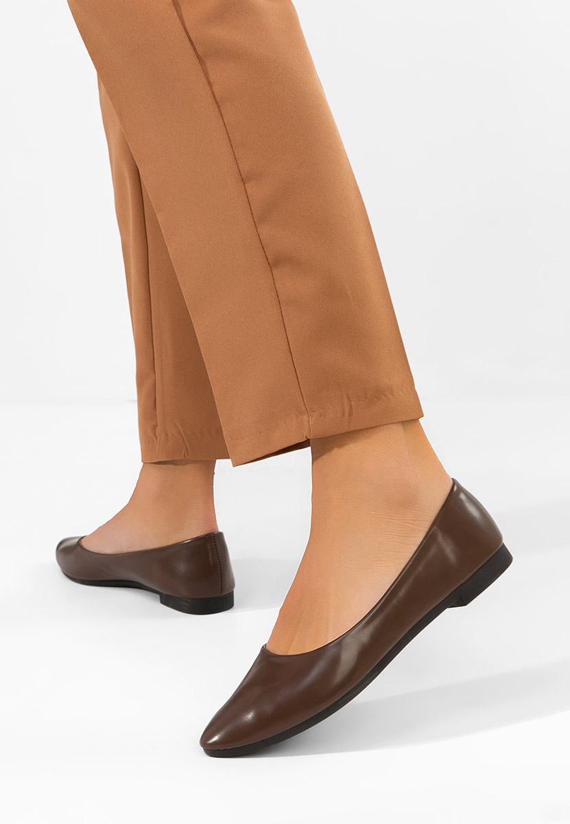 Дамски балерини Genevieve кафяв