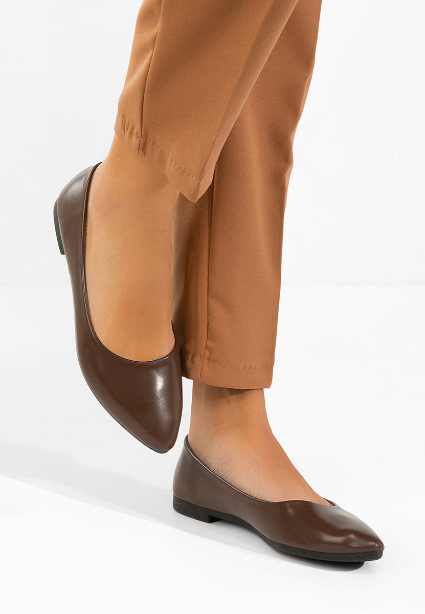 Дамски балерини Genevieve кафяв