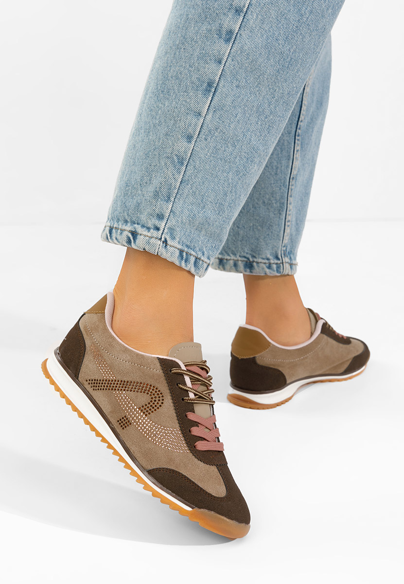 Дамски сникърси Sirimia кафяв