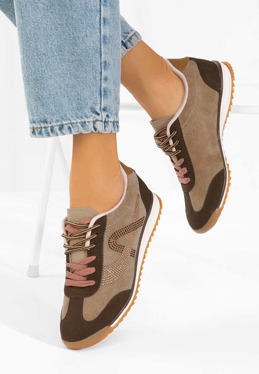 Дамски сникърси Sirimia кафяв