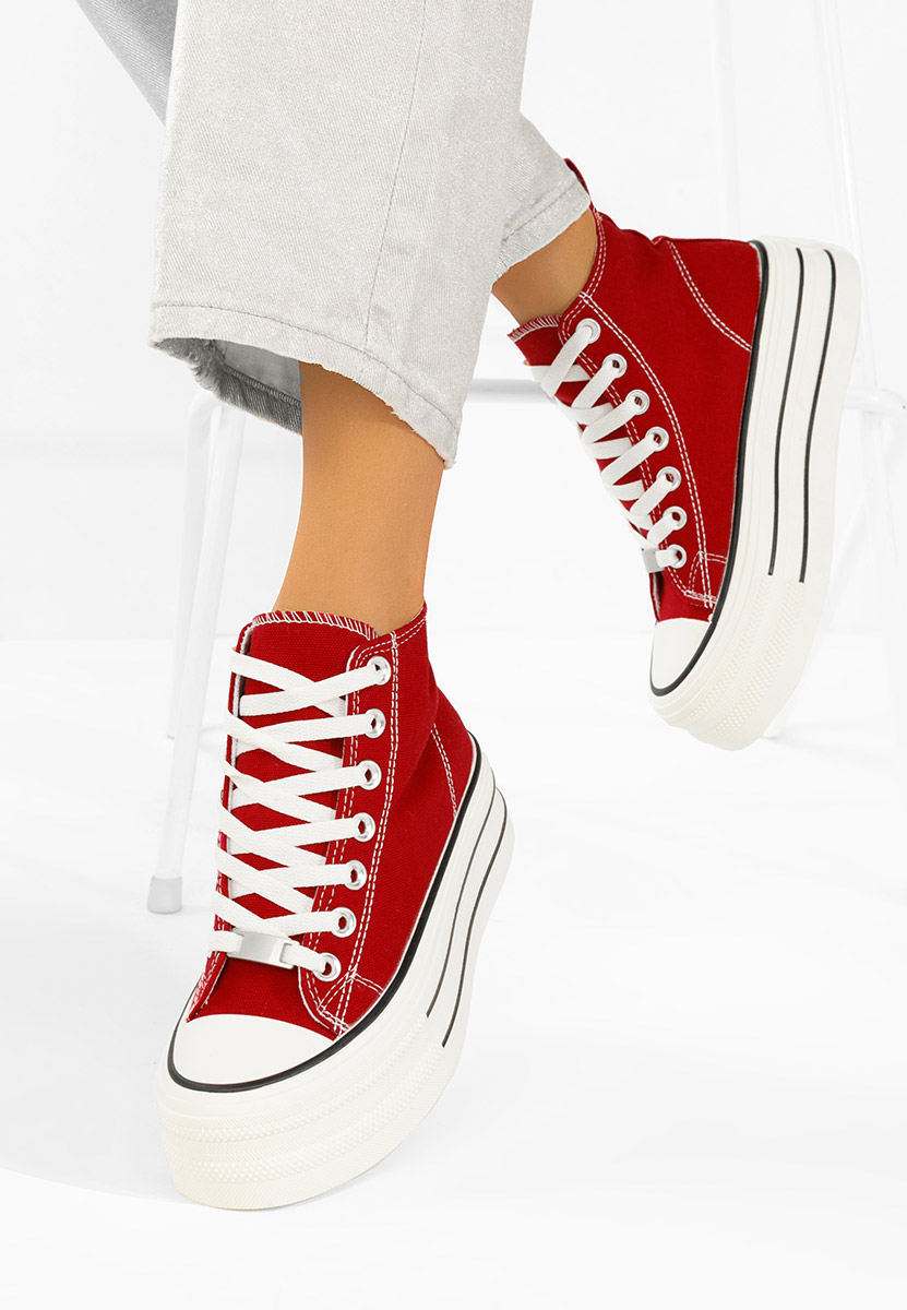 Кецове на платформа Kimala V3 червен