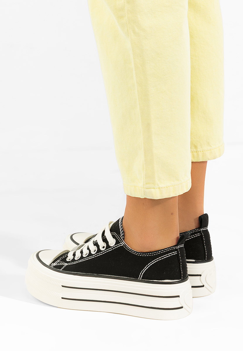 Кецове на платформа Kimala черни