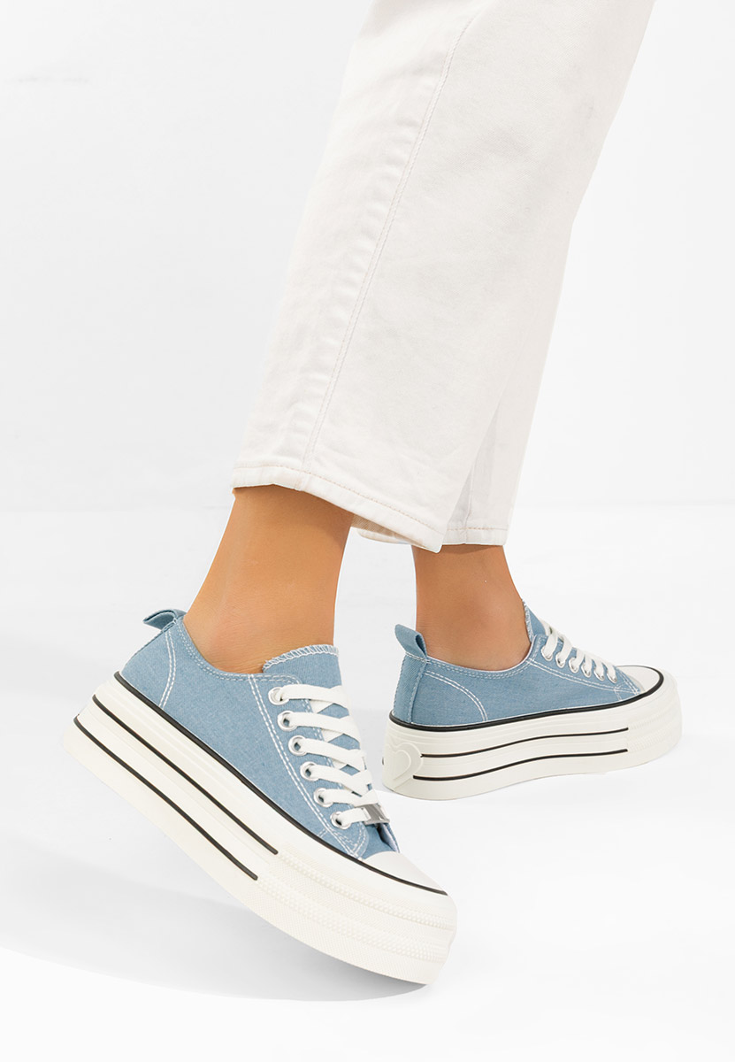 Кецове на платформа Kimala деним