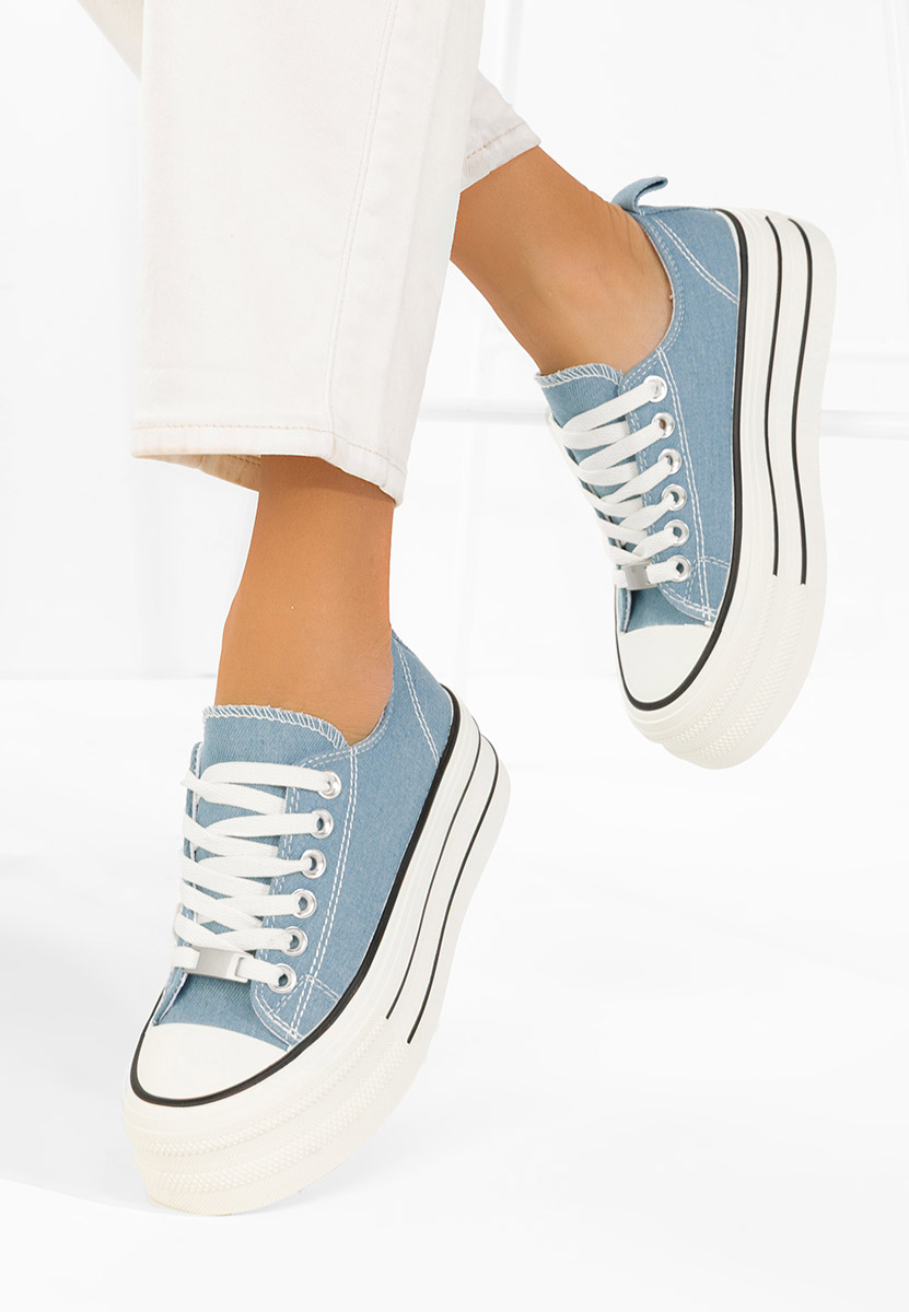 Кецове на платформа Kimala деним