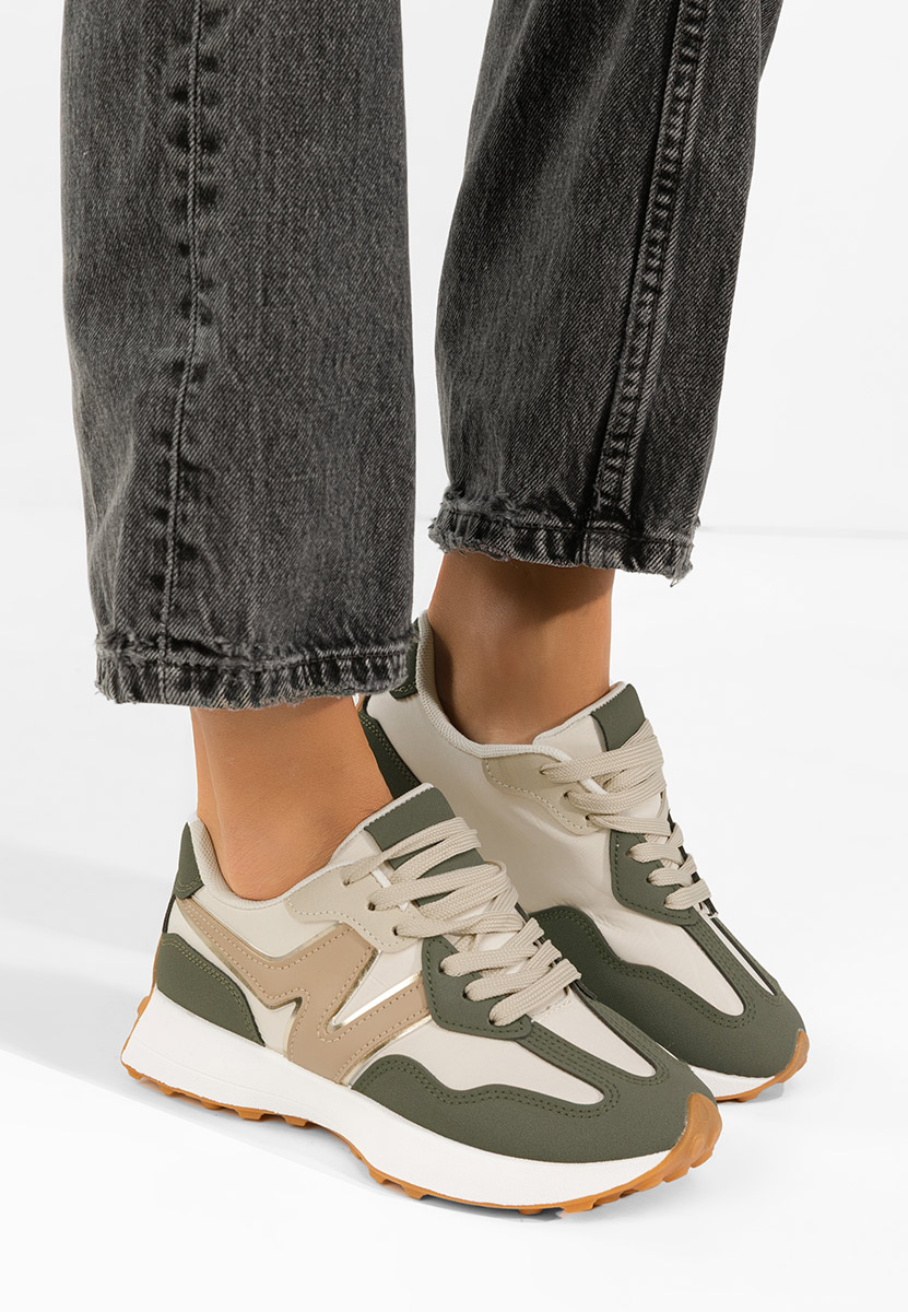 Дамски сникърси Aminay зелен