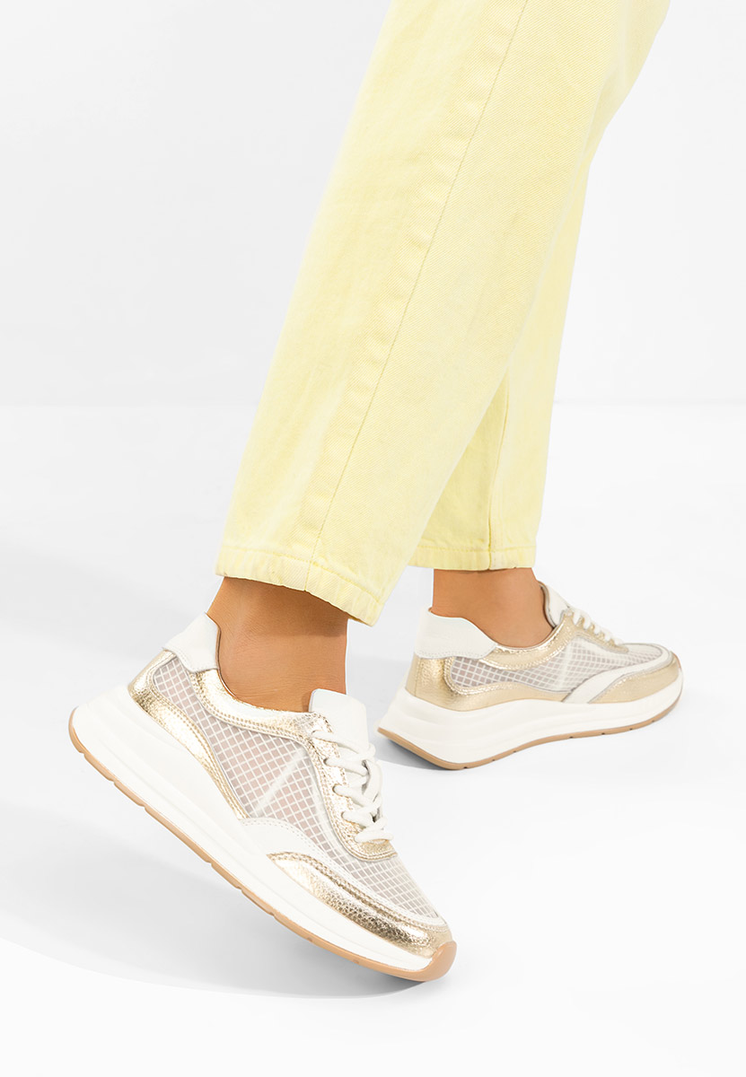 Дамски сникърси Luelia златен