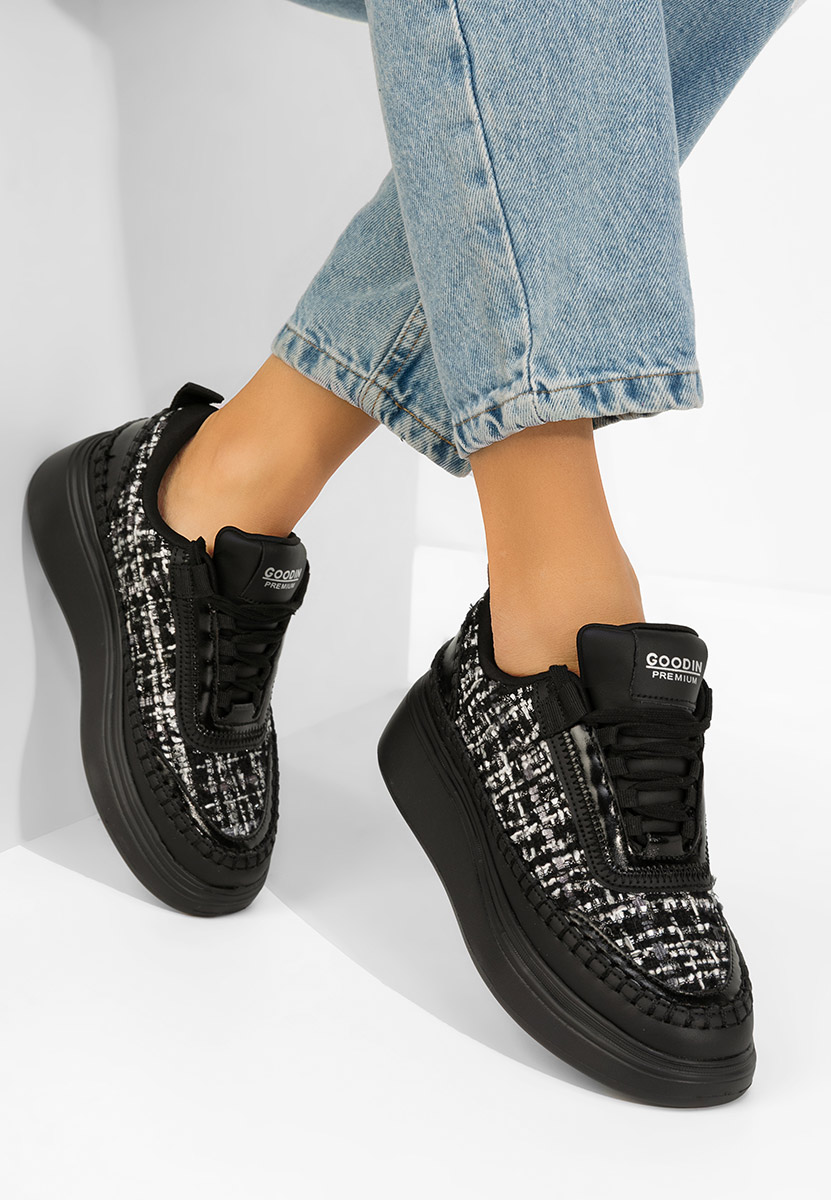 Дамски сникърси Elvia черни