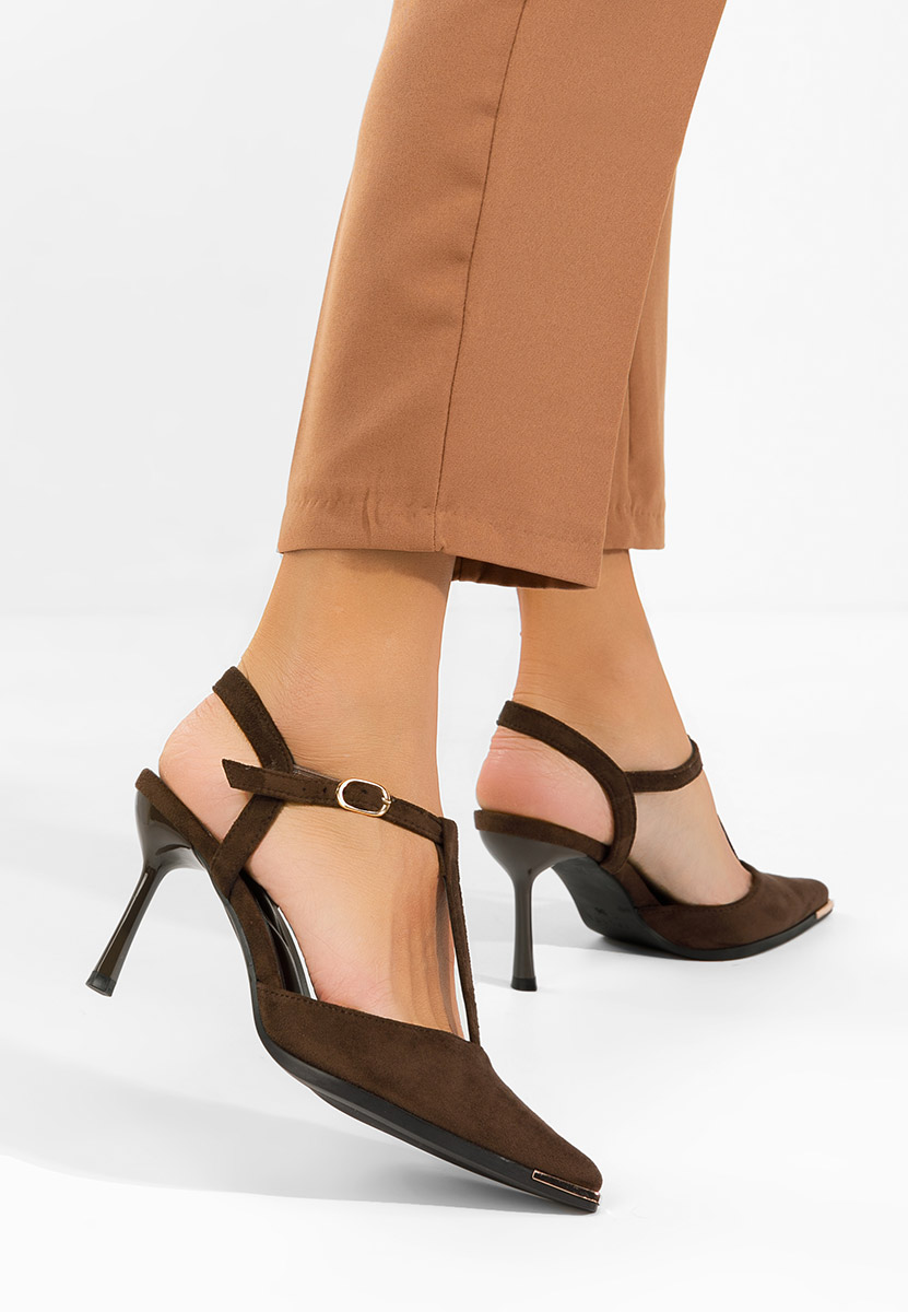 Обувки на ток Evenia V2 кафяв