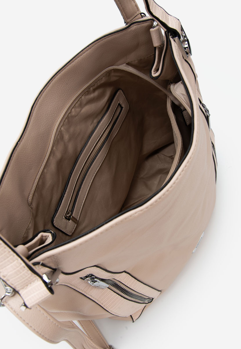 Ръчна чанта Silvia Rosa 8257 V2 бежова