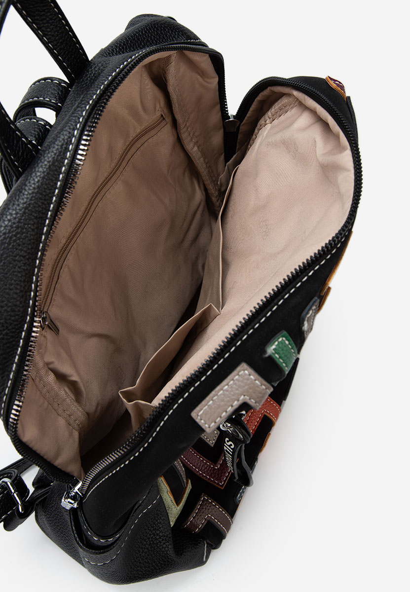 Дамски раница Silvia Rosa 6129 черна