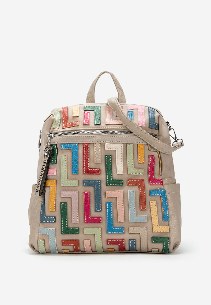 Дамски раница Silvia Rosa 6129 V2 бежова