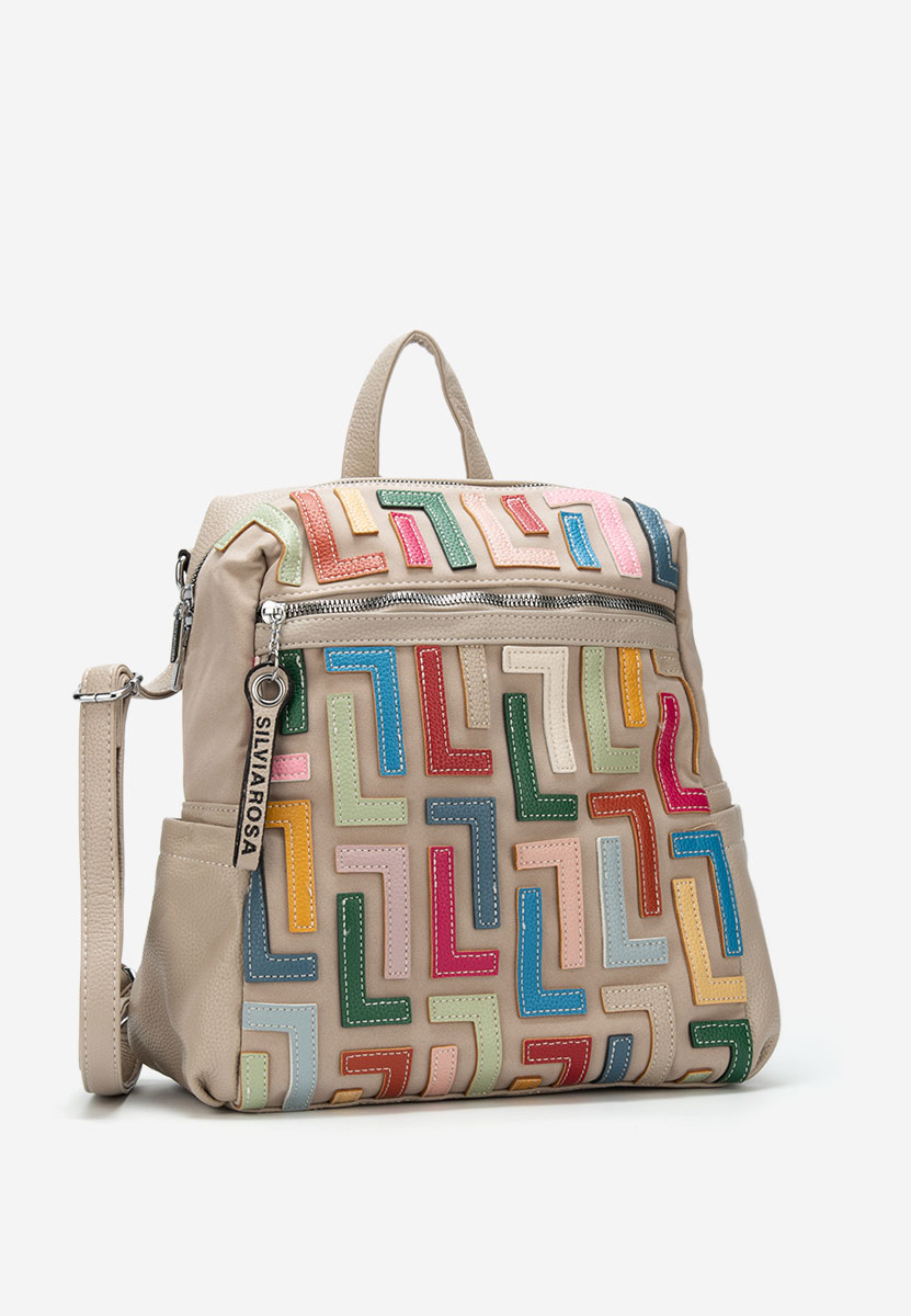 Дамски раница Silvia Rosa 6129 V2 бежова