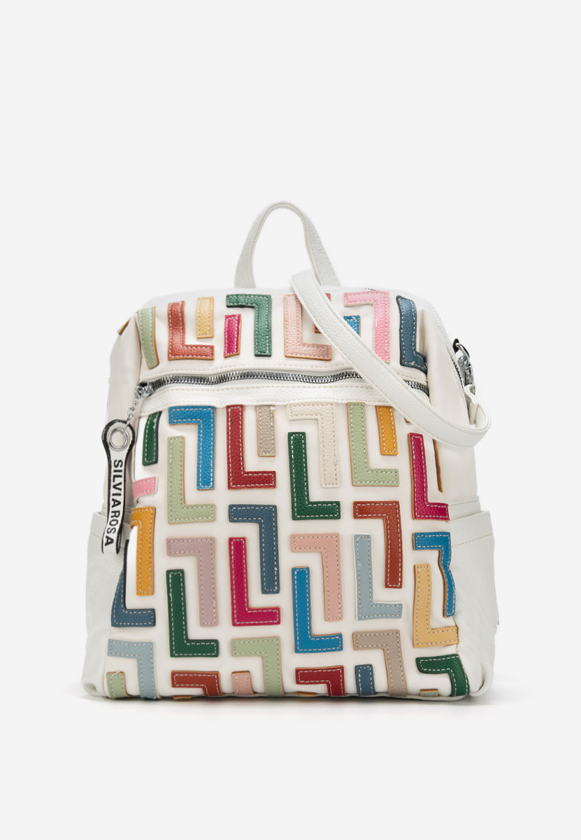 Дамски раница Silvia Rosa 6129 Бяла