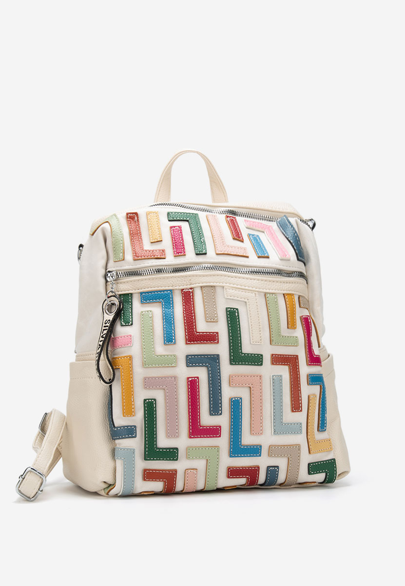 Дамски раница Silvia Rosa 6129 бежова