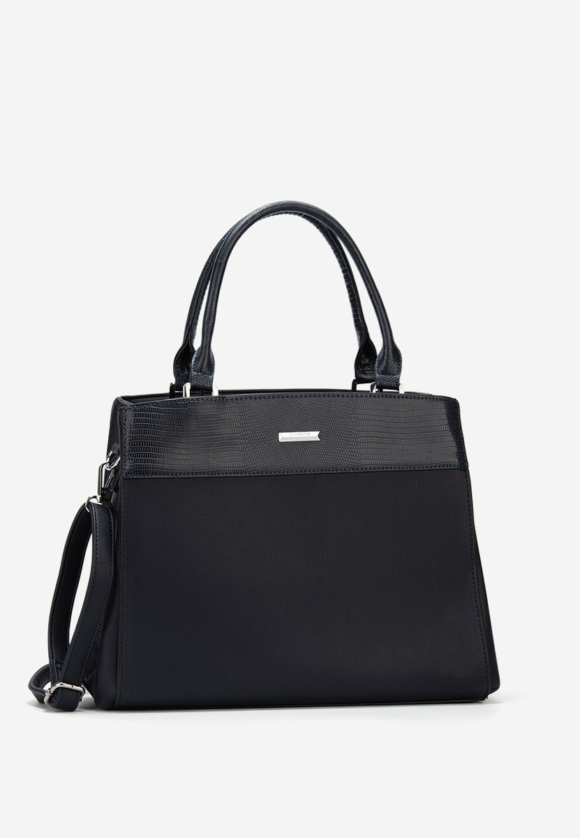 Дамски офис чанта Silvia Rosa 6881 военно синя