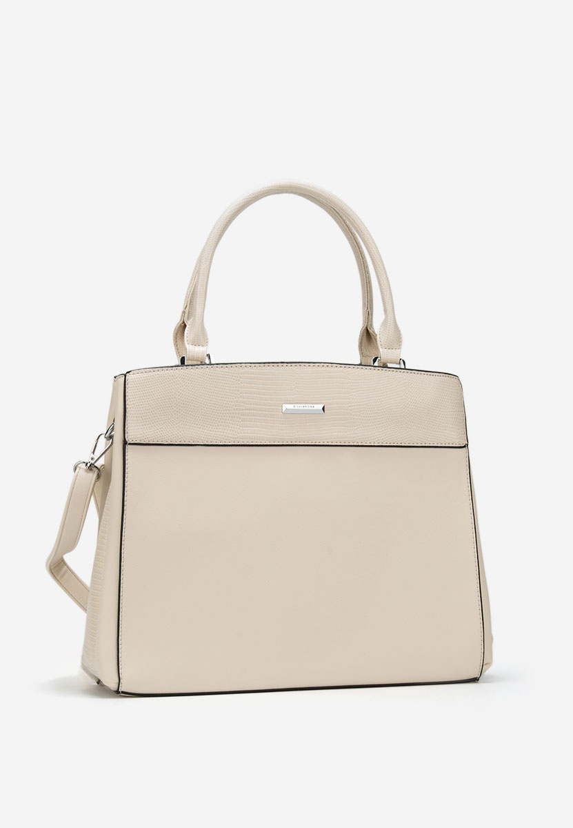 Дамски офис чанта Silvia Rosa 6881 Бяла