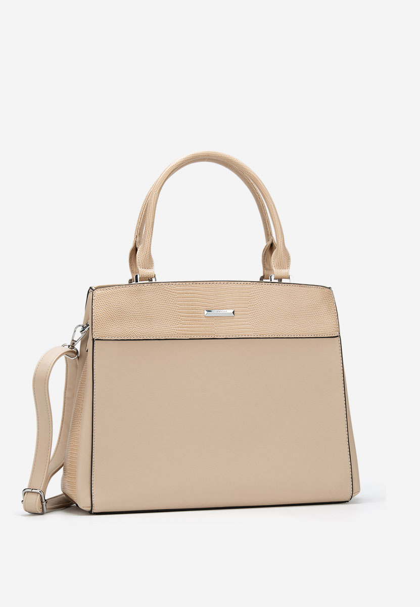Дамски офис чанта Silvia Rosa 6881 бежова