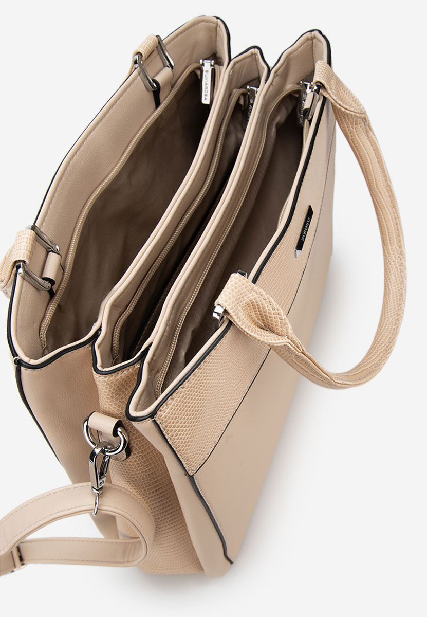 Дамски офис чанта Silvia Rosa 6881 бежова