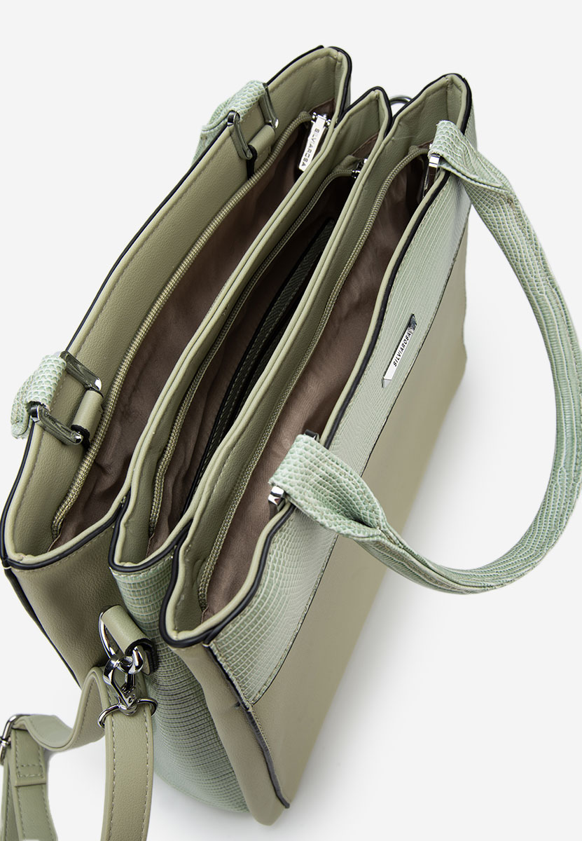 Дамски офис чанта Silvia Rosa 6881 зелена