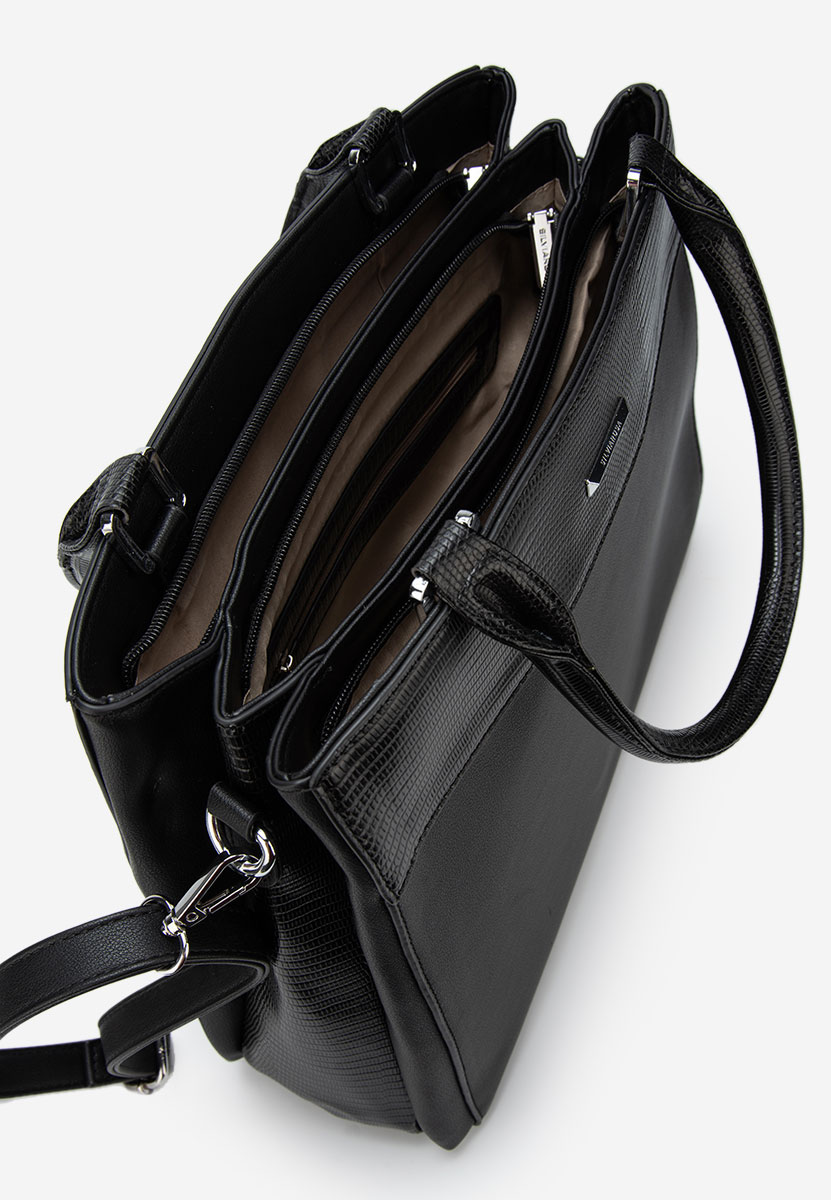 Дамски офис чанта Silvia Rosa 6881 черна