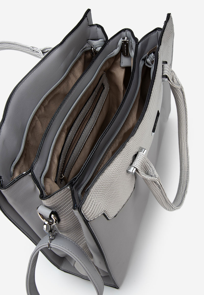 Дамски офис чанта Silvia Rosa 6939 сива